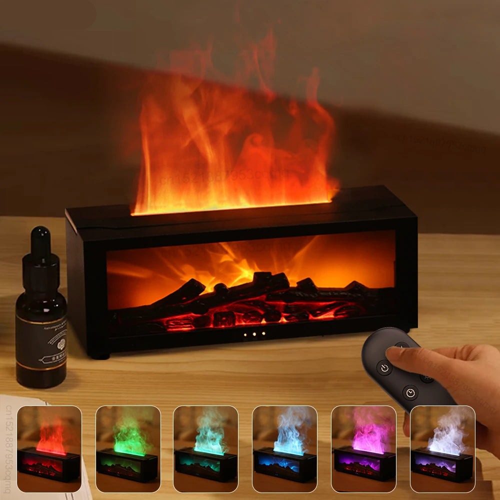 Authentic Fire Effect Essential Oil Diffuser - Hehif