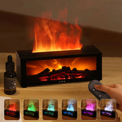 Authentic Fire Effect Essential Oil Diffuser - Hehif