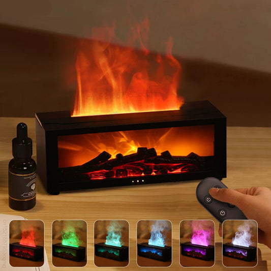 Authentic Fire Effect Essential Oil Diffuser - Hehif