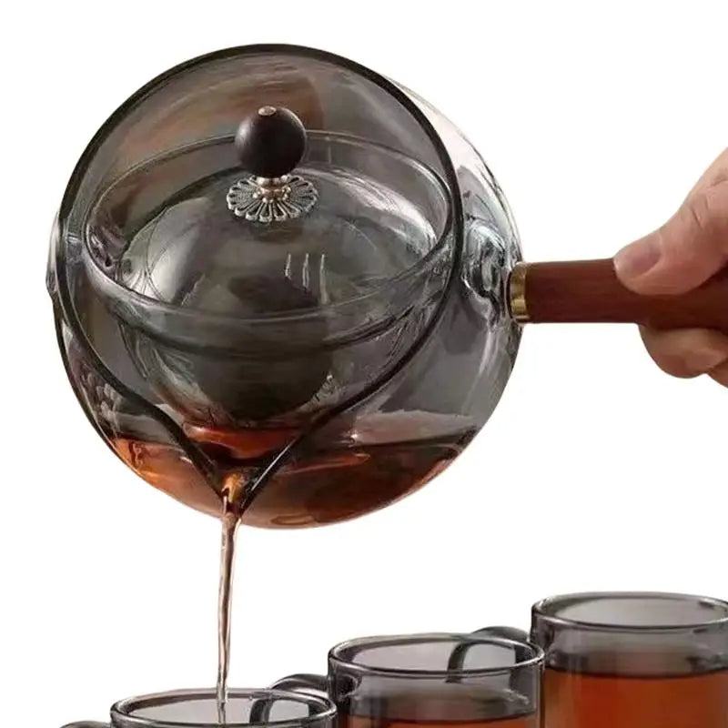 Delicate Floral Tea Pot with Strainer