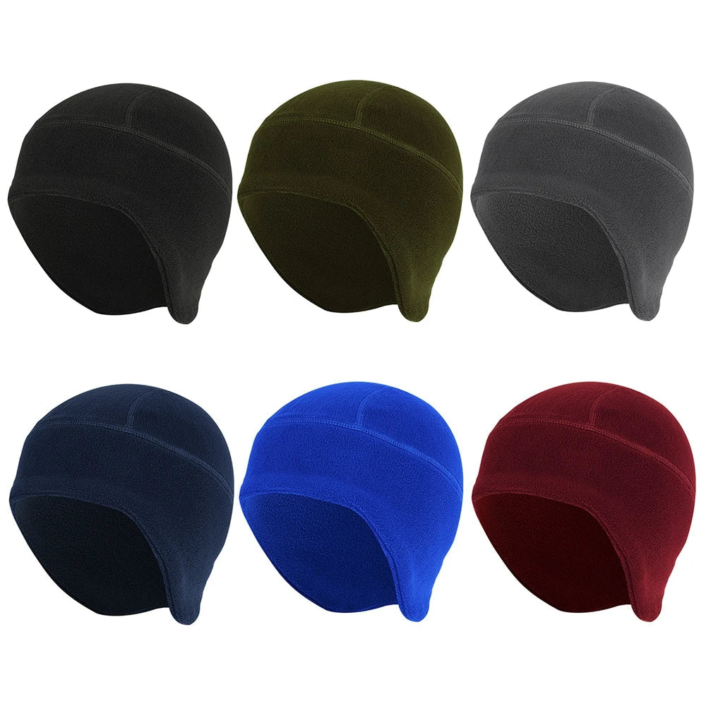 Warm Fleece Ski Beanie With Ear Flap