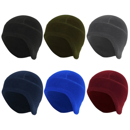 Warm Fleece Ski Beanie With Ear Flap