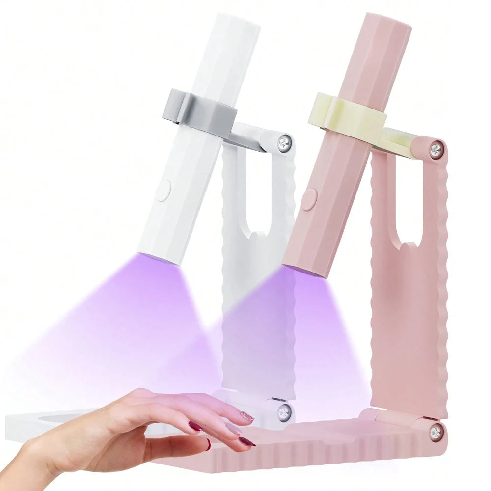 Compact UV Nail Light with Travel Case - Hehif