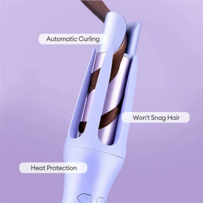 Dual Function Ceramic Curling Iron, Easy Automatic Curler