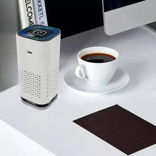 Compact Air Purifier with HEPA Filter for Home Travel - Hehif