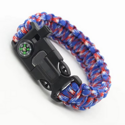 Tactical Survival Paracord Bracelet with Fire Starter