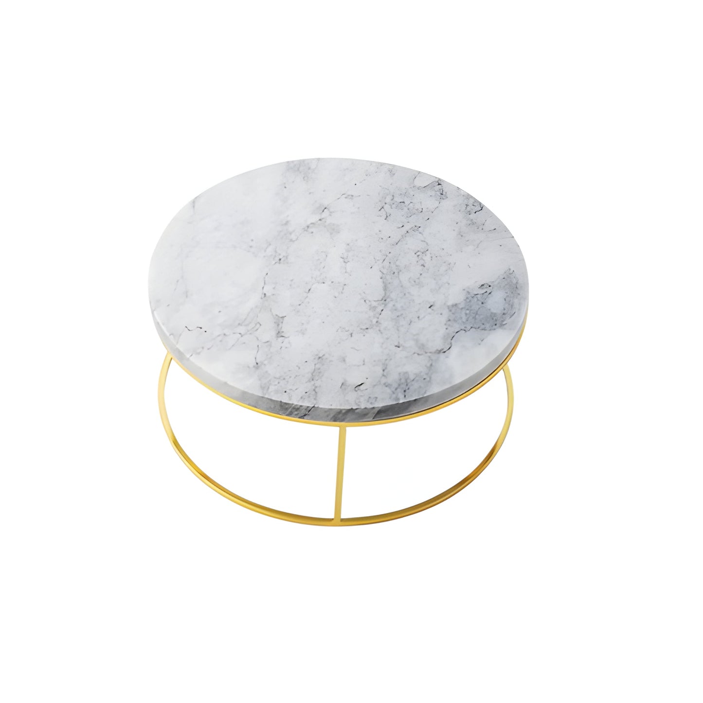 Elegant White Marble Cake Display Server