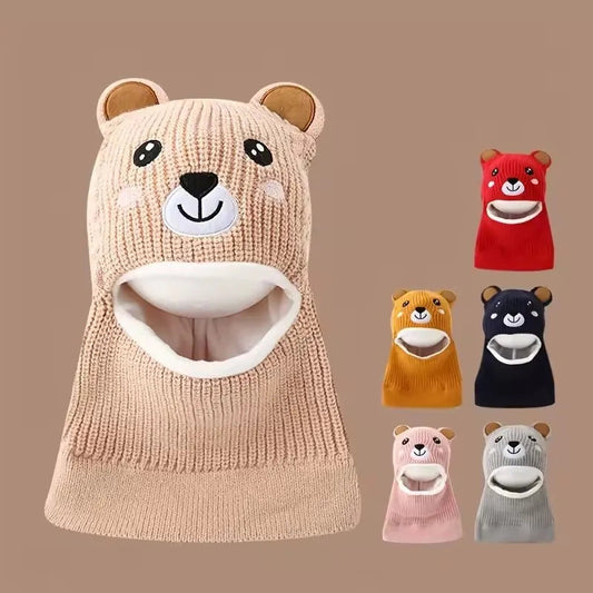 Warm Childrens Snow Beanie Hat - Hehif
