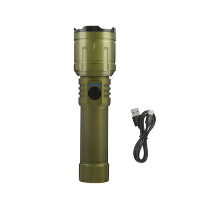 Bright 3000Lm Waterproof Zoom LED Flashlight - Hehif