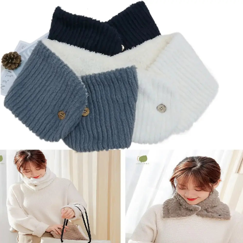Soft Cable Knit Neck warmer - Hehif