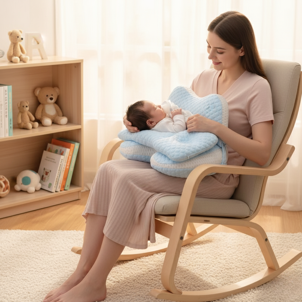 Soft Nursing Pillow for Baby Breastfeeding Support - Hehif