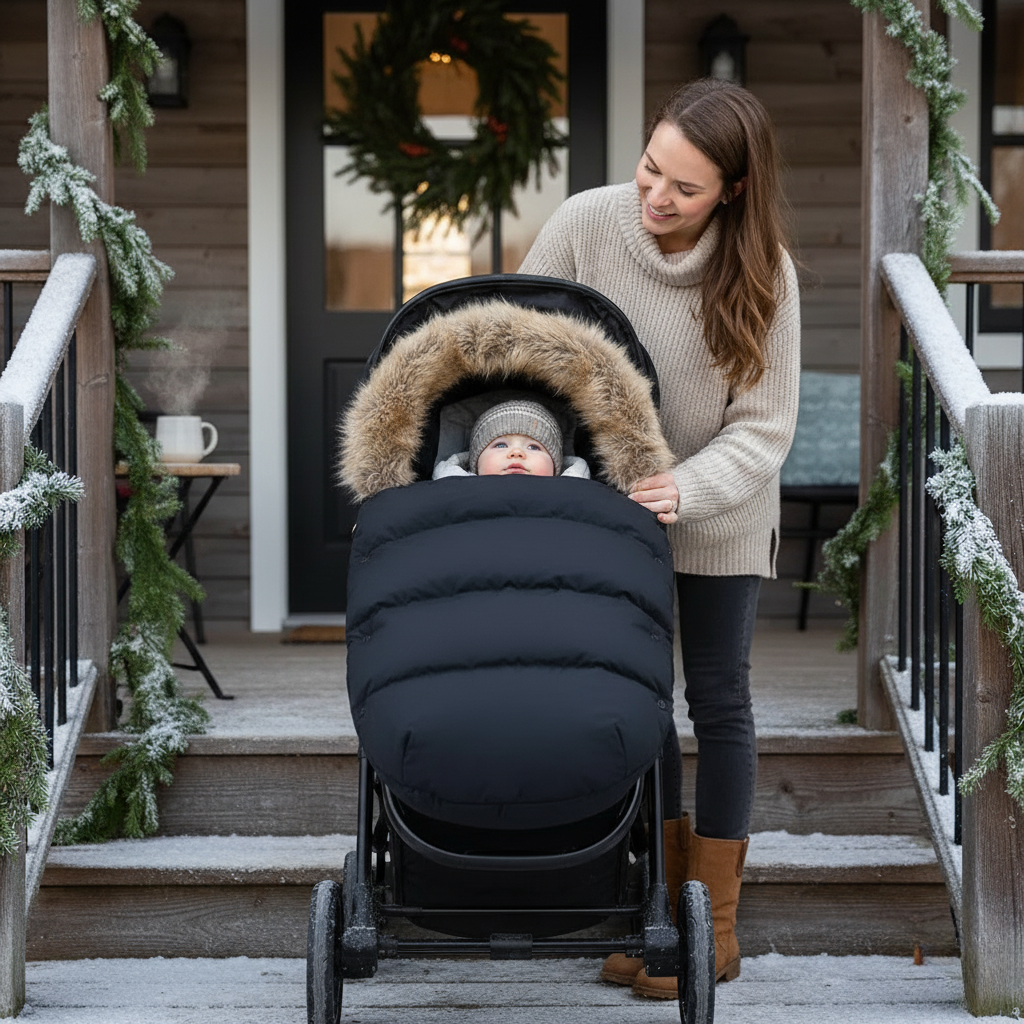 Warm Baby Buggy Footmuff for 0-24 Months