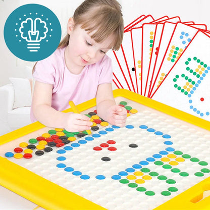 Fun Kids Magnetic Drawing Board with Dots