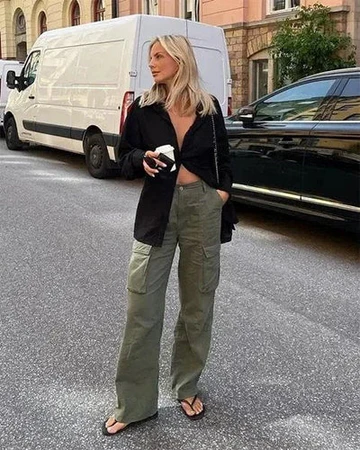 Relaxed Fit Tactical Cargo Pants