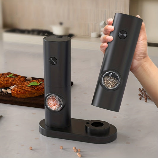 Automatic Salt and Pepper Mill with LED Lighting - Hehif