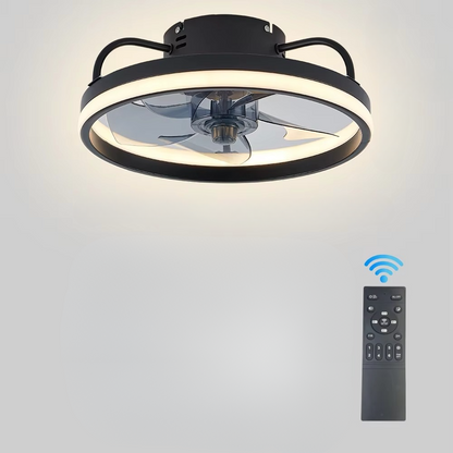 Energy Efficient Ceiling Fan with LED Lamp and Remote