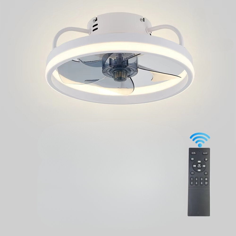 Energy Efficient Ceiling Fan with LED Lamp and Remote