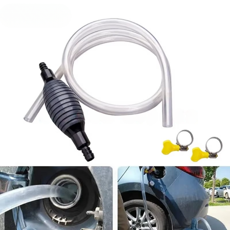 Portable Gas Fuel Transfer Pump Kit for Cars and Boats
