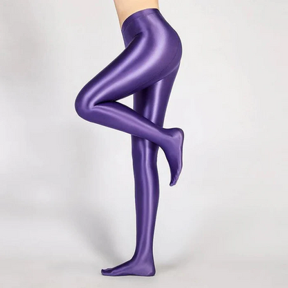 Sleek Black Tight High Waist Fashion Leggings Pants