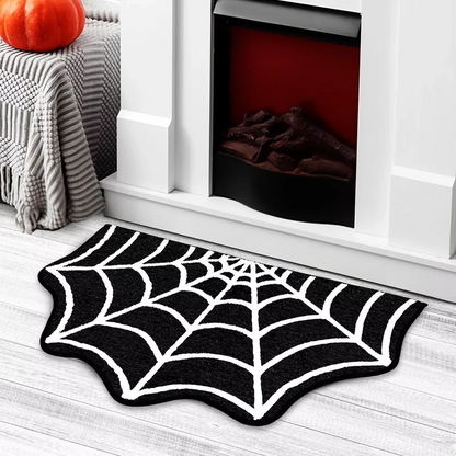 Spooky Spider Halloween Floor Mat