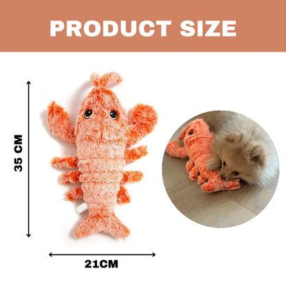 Fun Crinkle Lobster Dog Toy