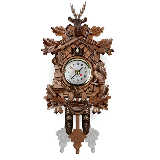 Vintage Style Cuckoo Wall Clock - Hehif