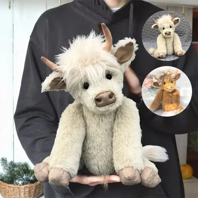 Floral Cow Figurine Decoration