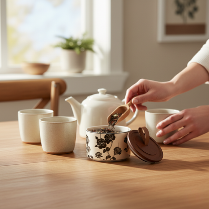 Airtight Kitchen Storage Container for Coffee and Tea