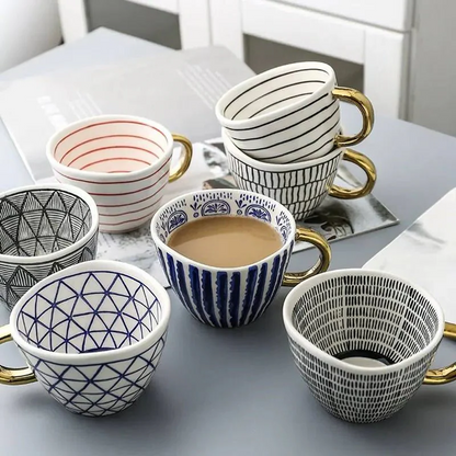 Colorful Artistic Coffee Mugs