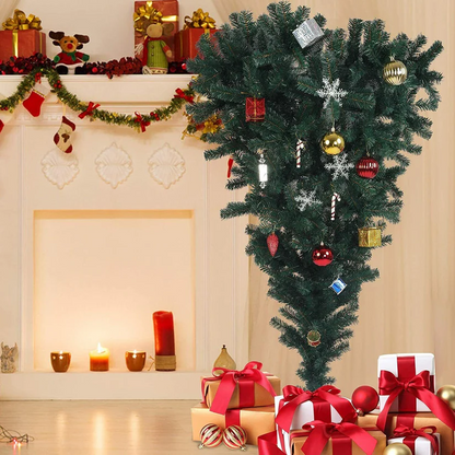 Flip Top Pre Lit Artificial Xmas Tree