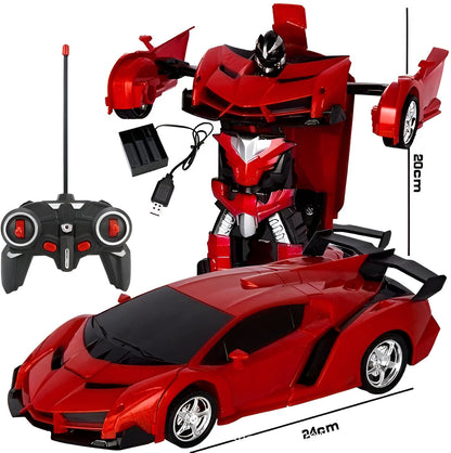 Fast 2 in 1 RC Transforming Toy Car
