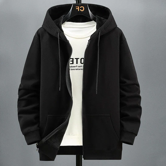 Soft Hoodie Sweater Jacket
