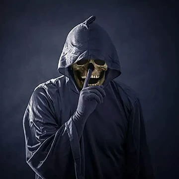 Realistic Full Face Skull Halloween Mask for Adults
