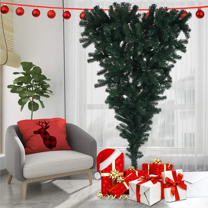 Flip Top Pre Lit Artificial Xmas Tree
