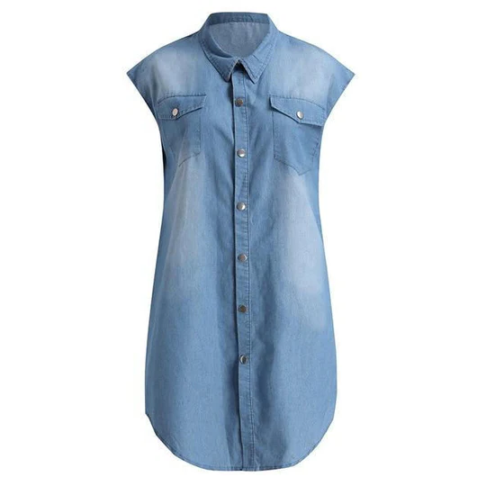 Classic Blue Jeans Dress