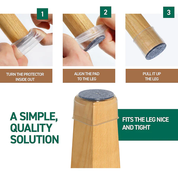 Furniture Feet silicone Floor Savers (8 Pack)