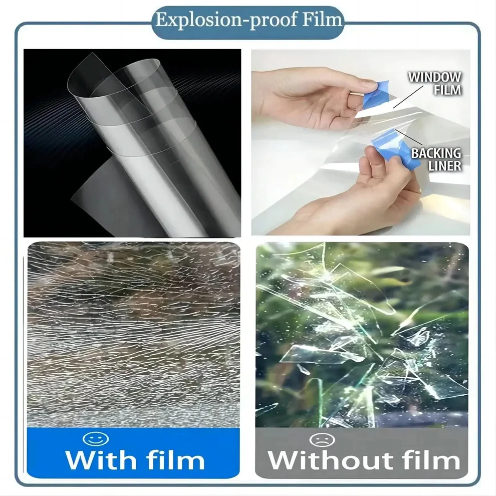UV Blocking Window Film - Sunscreen Privacy Glass