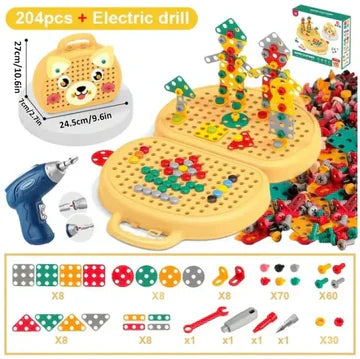 Kids Power Drill Play Tool Set