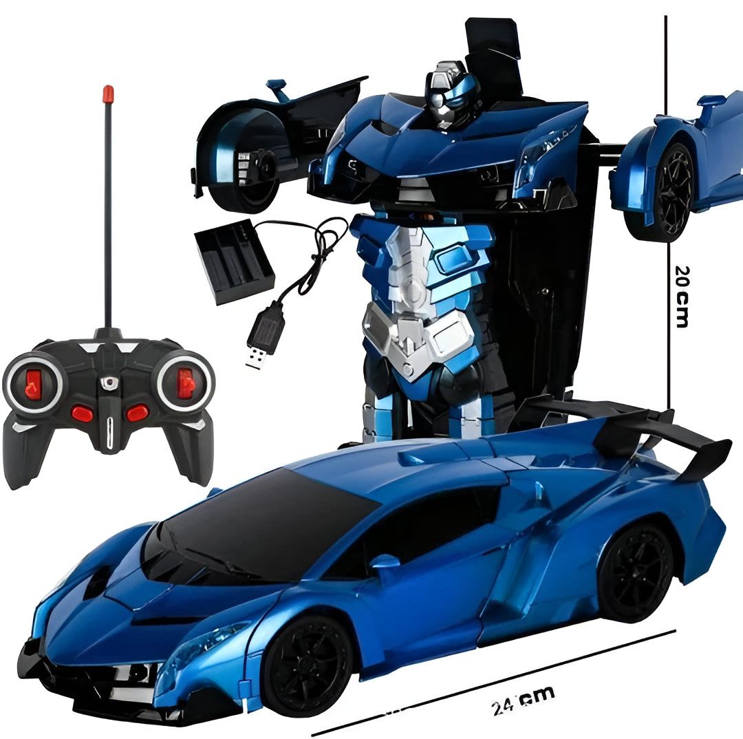 Fast 2 in 1 RC Transforming Toy Car