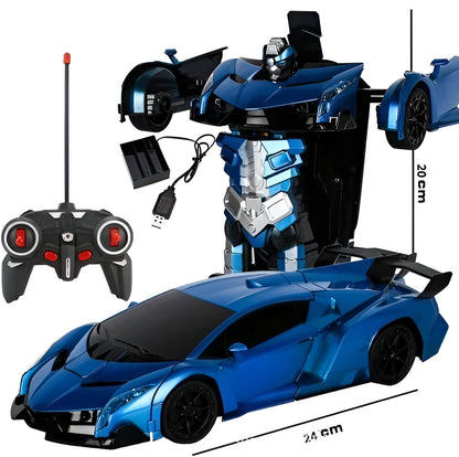 Fast 2 in 1 RC Transforming Toy Car