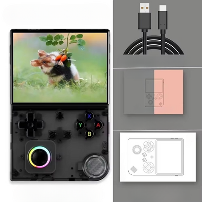 Portable Retro Gaming Console with 4-Inch Screen and WiFi