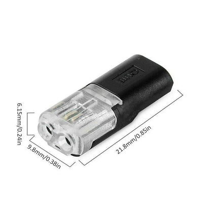 Secure Locking Wire Connectors with Quick Release