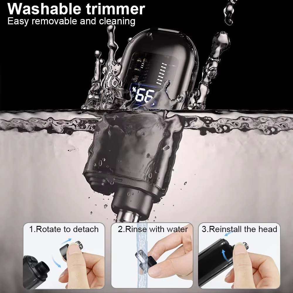Portable Grooming Nose and Brow Trimmer for Men