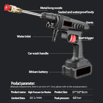 Powerful Car Wash Spray Water Gun