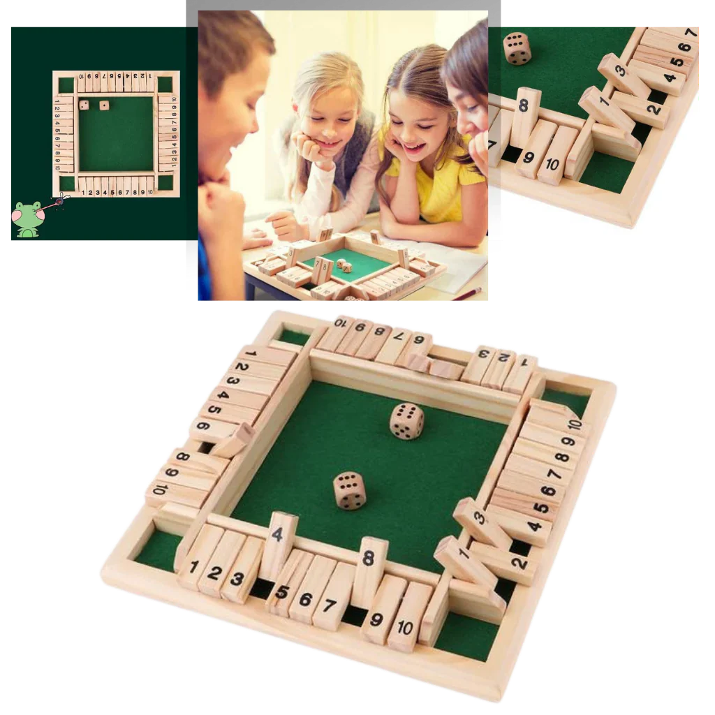 Natural Wood Board Game Dice - Hehif