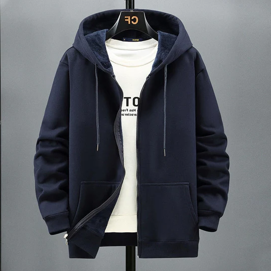 Soft Hoodie Sweater Jacket