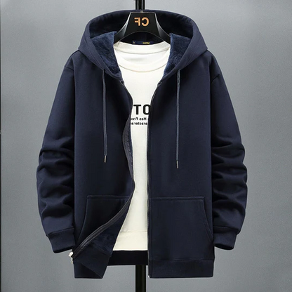 Soft Hoodie Sweater Jacket