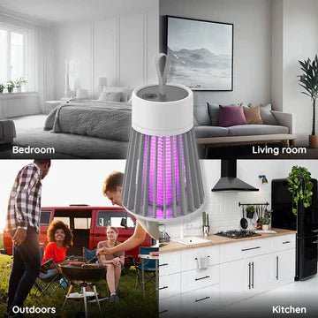 Compact Solar Powered Insect Repellent Lamp