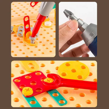 Kids Power Drill Play Tool Set