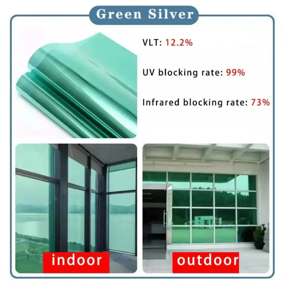 UV Blocking Window Film - Sunscreen Privacy Glass